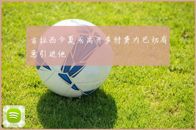 吉拉西今夏或离开多特费内巴切有意引进他